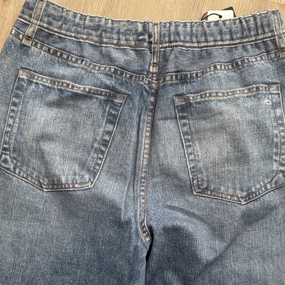 NWT rag & bone Wide Leg Blue Jeans - Picture 4 of 4